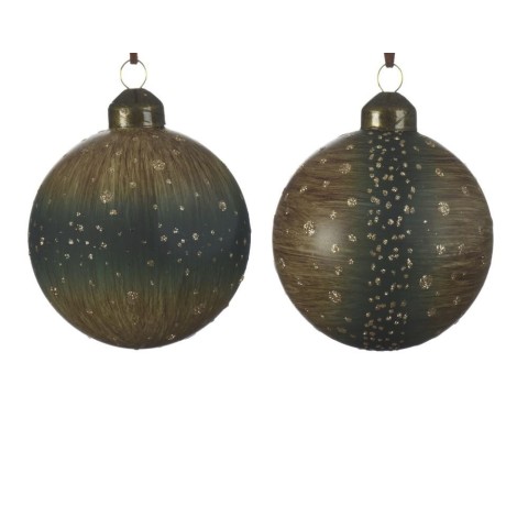 SFERA VETRO OPACO CPUNTINI OR